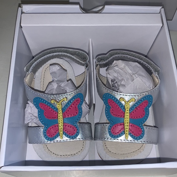 Baby summer - - Butterfly silver Robeez soft wallets - Picture 4 of 5